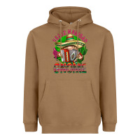 Toasted Coconut Feliz Navidad gnome Heavyweight Hoodie - NancyCooperArtShop