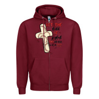 Burgundy baseball Zipper Hoodie - MaliasSmallBusiness