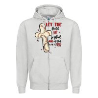 Dove Grey baseball Zipper Hoodie - MaliasSmallBusiness