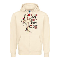 Sandshell baseball Zipper Hoodie - MaliasSmallBusiness