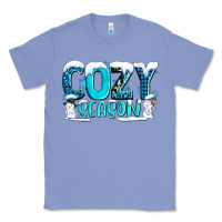 Colony Blue cozy season with snowman ado Classic Tee - AdoDesignShop