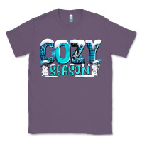 Lavender cozy season with snowman ado Classic Tee - AdoDesignShop