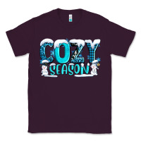 Plum cozy season with snowman ado Classic Tee - AdoDesignShop