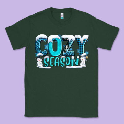 Cozy Season With Snowman Ado Classic Tee Designed By Adodesignshop