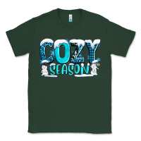 Sports Green cozy season with snowman ado Classic Tee - AdoDesignShop