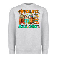 Pumpkin Spıce Jesus Christ Coffee Cups Heavyweight Sweatshirt | Teevron