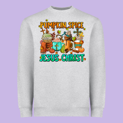 Pumpkin Spıce Jesus Christ Coffee Cups Heavyweight Sweatshirt Designed By Adodesignshop