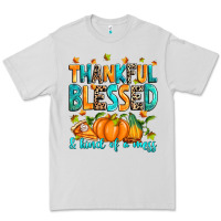 Dove Grey Thankful blessed and kind of a mess Premium Tee - RanaPortraitStore