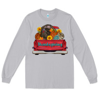 Moon Dust thanksgiving truck turkey pumpkin Long Sleeve Tee - AdoDesignShop