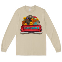Mushroom thanksgiving truck turkey pumpkin Long Sleeve Tee - AdoDesignShop