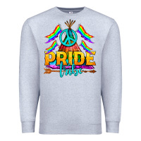 Heather Grey LGBTQ+ Pride Tribe Premium Sweatshirt - BundleAndBundleShop