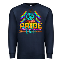 Navy LGBTQ+ Pride Tribe Premium Sweatshirt - BundleAndBundleShop