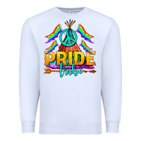White LGBTQ+ Pride Tribe Premium Sweatshirt - BundleAndBundleShop