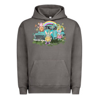 Pigment Tornado Easter gnomies with truck Easter Day Urban Hoodie - HowdyJamesFarm