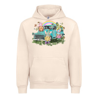 Sandshell Easter gnomies with truck Easter Day Urban Hoodie - HowdyJamesFarm