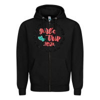 Black girls trip Zipper Hoodie - MaliasSmallBusiness