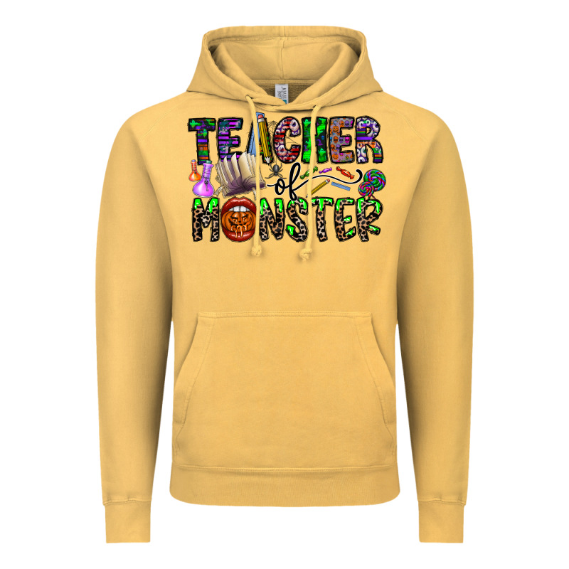 Teacher Of Monster Vintage Hoodie by CowhideDigitalArt | Teevron