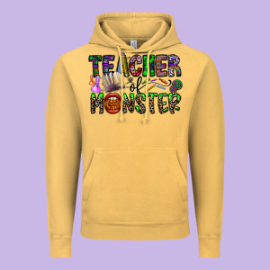 Teacher Of Monster Vintage Hoodie Designed By Cowhidedigitalart
