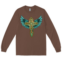 Chestnut wing cross Long Sleeve Tee - Artiststas