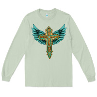 Matcha wing cross Long Sleeve Tee - Artiststas