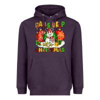 Plum Balls Deep Into Christmas Heavyweight Hoodie - MaliasSmallBusiness