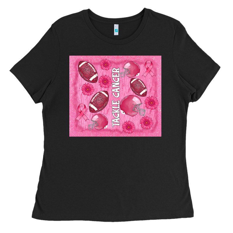 Tackle Cancer Ladies Tee by AdoDesignShop | Teevron