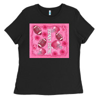 Black tackle cancer Ladies Tee - AdoDesignShop