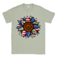 Matcha sunflower american flag Classic Tee - JahusDesignShop