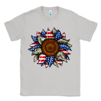 Moon Dust sunflower american flag Classic Tee - JahusDesignShop