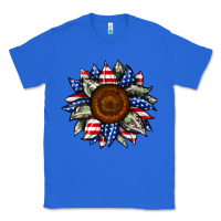 True Royal sunflower american flag Classic Tee - JahusDesignShop