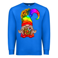 True Royal LGBTQ+ Pride Gnome With Donut Premium Sweatshirt - BundleAndBundleShop