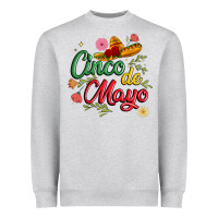 Heather Grey cinco de mayo Heavyweight Sweatshirt - JahusDesignShop