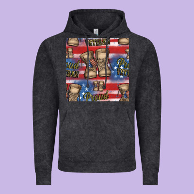 Proud Veteran Seamless Pattern Vintage Hoodie Designed By Hra Design Shop