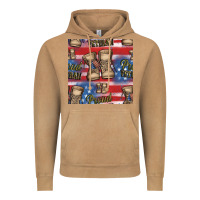 Vintage Camel proud veteran seamless pattern Vintage Hoodie - HRA Design Shop