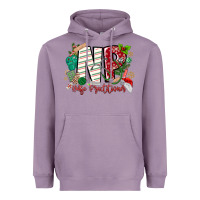Lavender NP Nurse Practitioner Christmas Heavyweight Hoodie - MaliasSmallBusiness