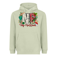 Matcha NP Nurse Practitioner Christmas Heavyweight Hoodie - MaliasSmallBusiness