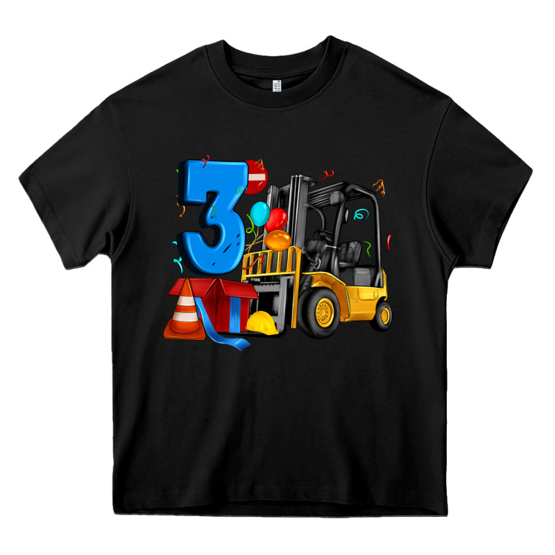 Forklift Birthday Three Heavy Core Tee by Artiststas | Teevron
