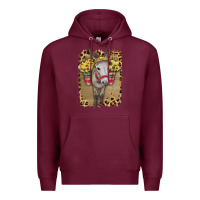 Burgundy Donkey With Sunflowers Premium Hoodie - Bettercallsaul
