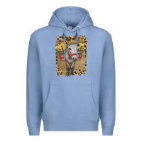 Colony Blue Donkey With Sunflowers Premium Hoodie - Bettercallsaul
