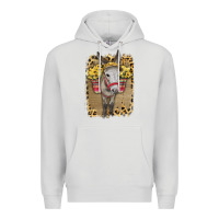 Dove Grey Donkey With Sunflowers Premium Hoodie - Bettercallsaul