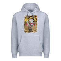 Heather Grey Donkey With Sunflowers Premium Hoodie - Bettercallsaul