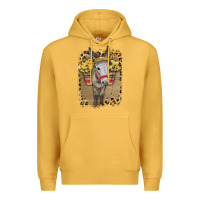 Mustard Donkey With Sunflowers Premium Hoodie - Bettercallsaul
