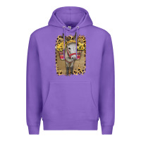 Donkey With Sunflowers Premium Hoodie | Teevron