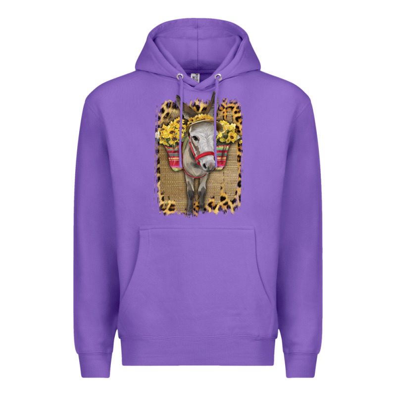 Donkey With Sunflowers Premium Hoodie by Bettercallsaul | Teevron