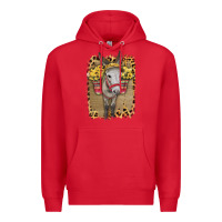Red Donkey With Sunflowers Premium Hoodie - Bettercallsaul
