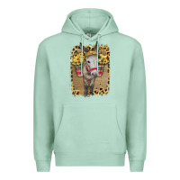 Seafoam Donkey With Sunflowers Premium Hoodie - Bettercallsaul