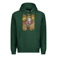 Sports Green Donkey With Sunflowers Premium Hoodie - Bettercallsaul