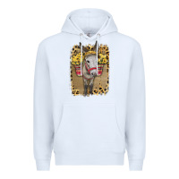 White Donkey With Sunflowers Premium Hoodie - Bettercallsaul