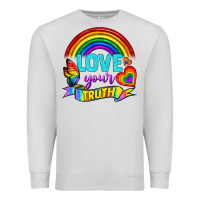 Dove Grey Love Your Truth Premium Sweatshirt - BundleAndBundleShop