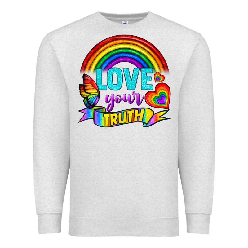 Love Your Truth Premium Sweatshirt by BundleAndBundleShop | Teevron